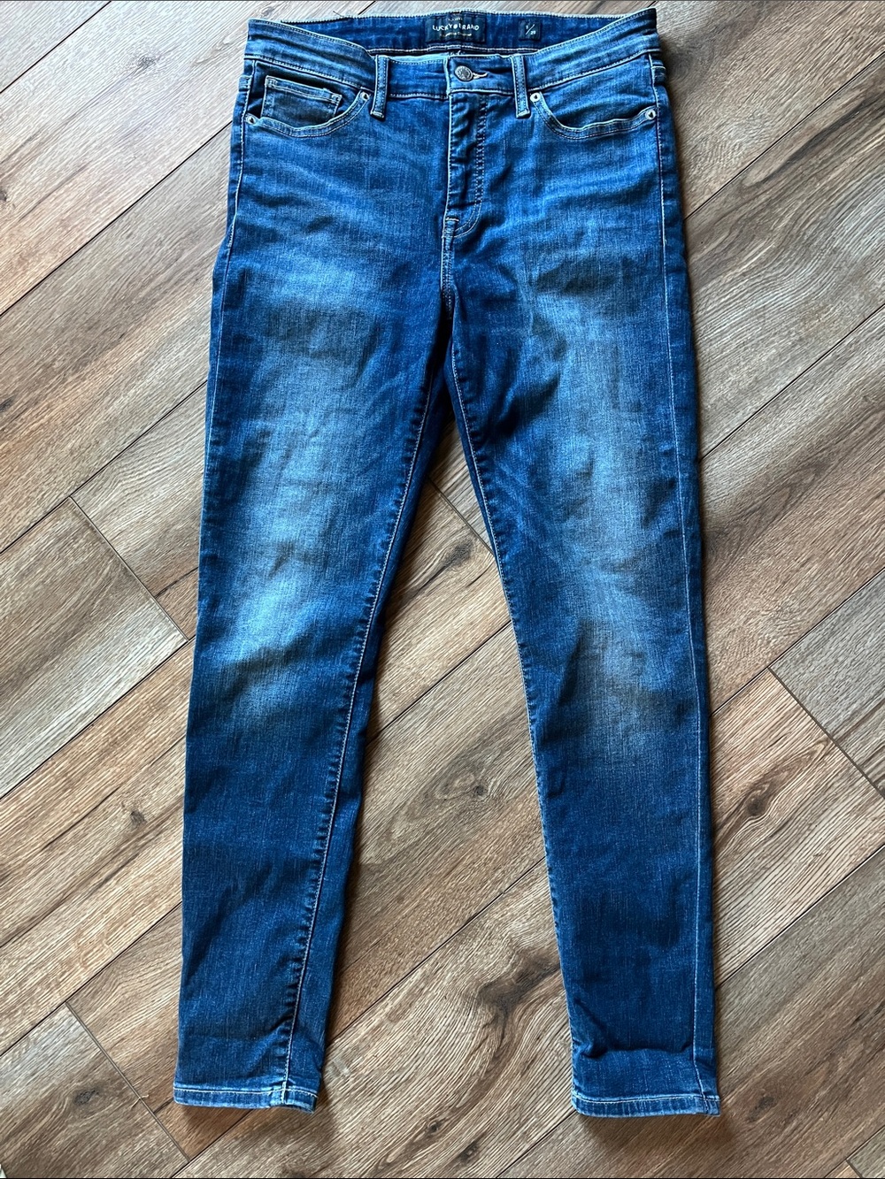 Lucky Brand Dark Blue Wash Skinny Jeans